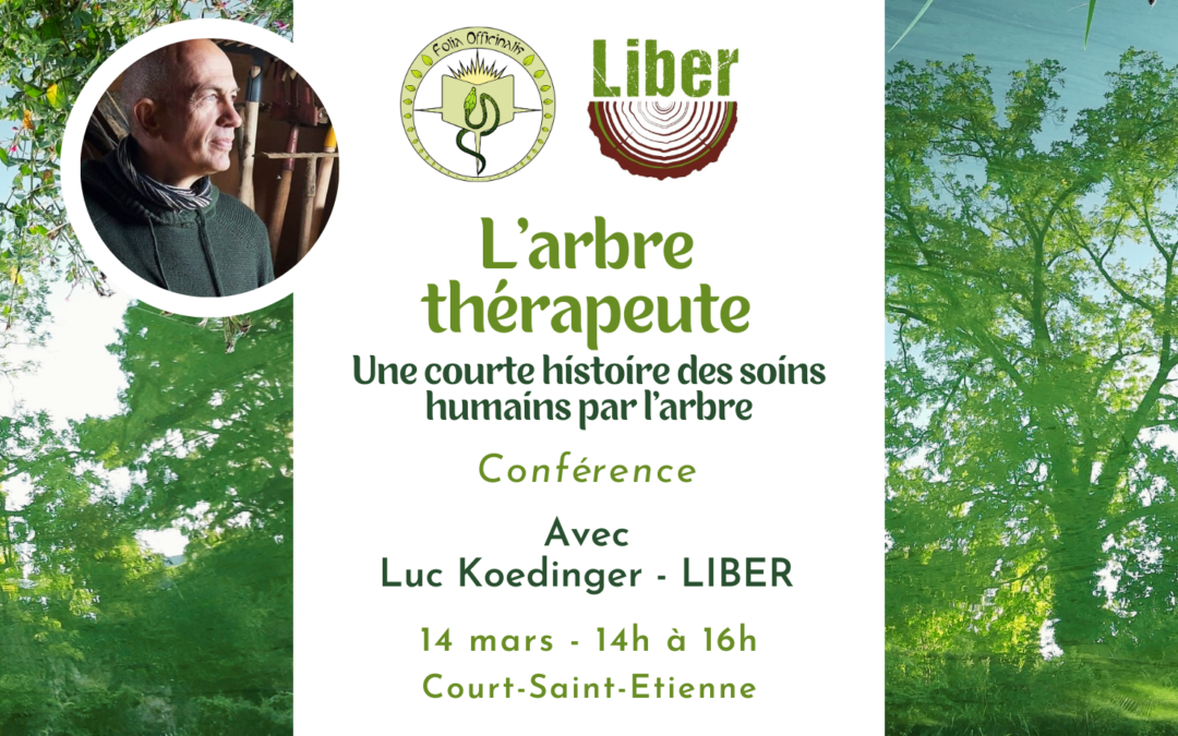 Conférence : L’arbre thérapeute, une courte histoire des soins humains par l’arbre